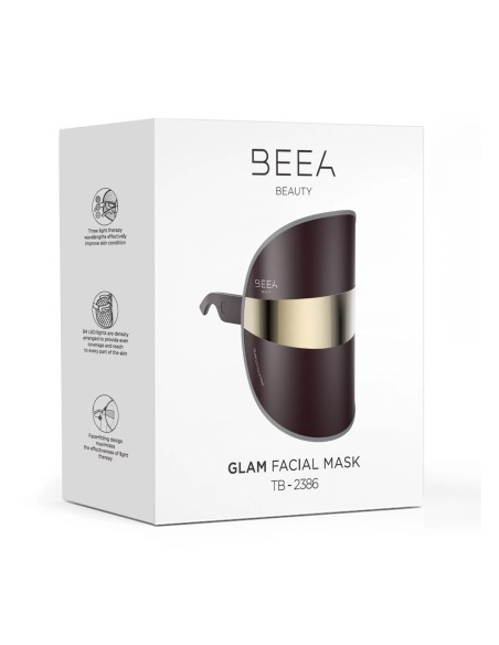 Beea Skin Glam Revive, Maska za lice, LED, kakaosmeđa