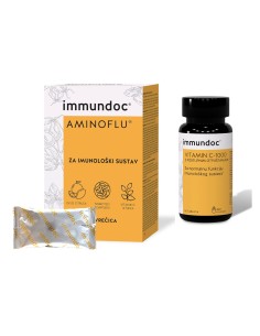 Immundoc Aminoflu vrećice + Vitamin C-1000 tablete Promo pakiranje