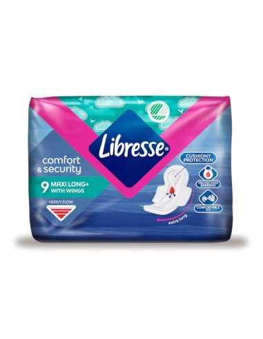 Libresse Maxi Long+ higijenski ulošci s krilcima
