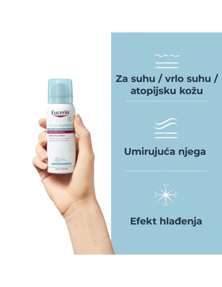 Eucerin AtopiControl Anti-Itch njegujući sprej za nadraženu kožu 89790 Eucerin AtopiControl Anti-Itch njegujući sprej za nadraženu kožu 89790