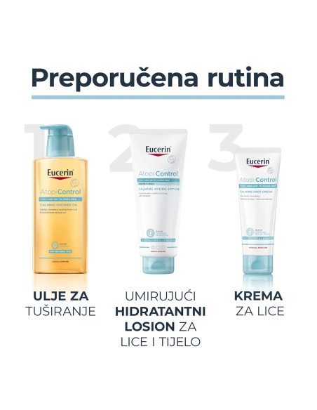Eucerin AtopiControl umirujući hidratantni losion za lice i tijelo