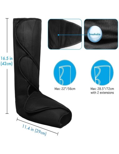 Nano Leg Massager masažer čizma za noge s kompresijom i funk.grijanja Nano Leg Massager masažer čizma za noge s kompresijom i funk.grijanja
