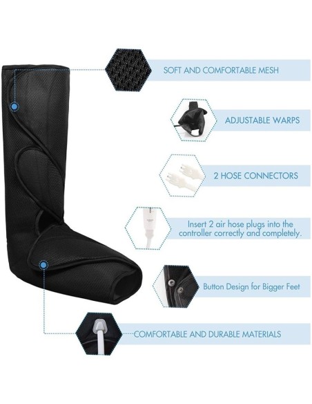Nano Leg Massager masažer čizma za noge s kompresijom i funk.grijanja Nano Leg Massager masažer čizma za noge s kompresijom i funk.grijanja
