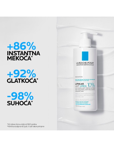 La Roche-Posay Lipikar Lait Urea 10% Hidratacijski losion s trostrukim djelovanjem za vrlo suhu i hrapavu kožu La Roche-Posay Lipikar Lait Urea 10% Hidratacijski losion s trostrukim djelovanjem za vrlo suhu i hrapavu kožu