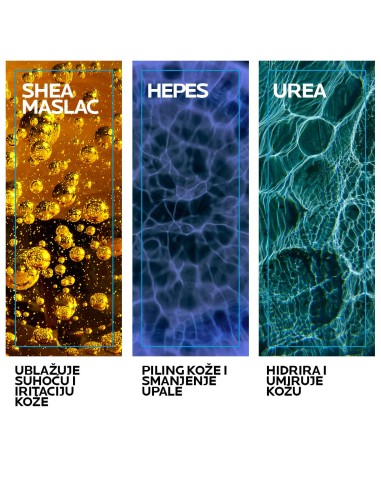 La Roche-Posay Lipikar Lait Urea 10% Hidratacijski losion s trostrukim djelovanjem za vrlo suhu i hrapavu kožu