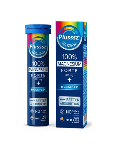 Plusssz 100% 100% Magnesium Forte + B Complex šumeće tablete