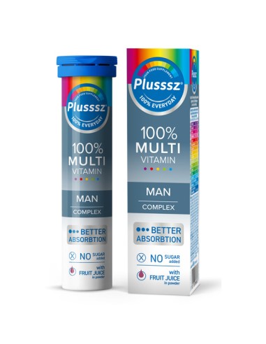 Plusssz 100% Multivitamin Man Complex šumeće tablete