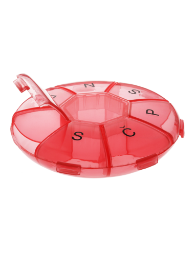 Mediblink Tjedni dozator za tablete Lotus 1x/dan crveni/zeleni M024/M025