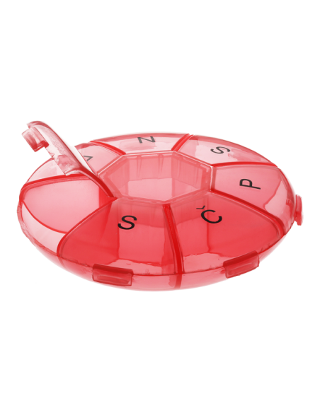 Mediblink Tjedni dozator za tablete Lotus 1x/dan crveni/zeleni M024/M025