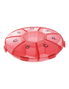 Mediblink Tjedni dozator za tablete Lotus 1x/dan crveni/zeleni M024/M025