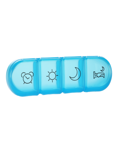 Mediblink Dnevni dozator za tablete Stela mini 4x/dan ljubičasti/plavi M030/M031 Mediblink Dnevni dozator za tablete Stela mini 4x/dan ljubičasti/plavi M030/M031