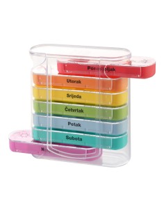 Mediblink Tjedni dozator za tablete Stela 4x/dan M02 2