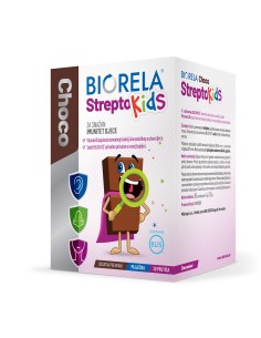 Biorela Choco Strepto Kids čokoladice