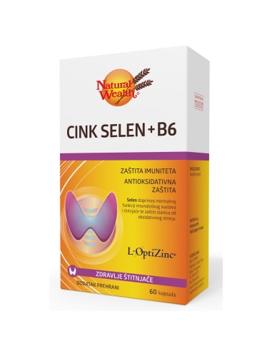 Natural Wealth Cink Selen + B6 kapsule