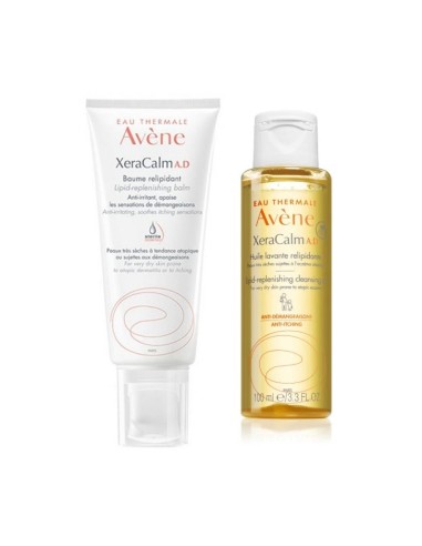 Avene Xeracalm A.D. Balzam za relipidaciju + Relipidirajuće ulje za čišćenje Promo pakiranje