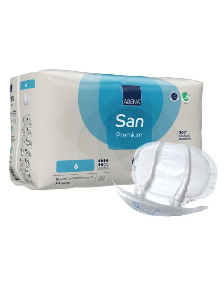 Abena San Premium 6 anatomski ulošci za inkontinenciju Abena San Premium 6 anatomski ulošci za inkontinenciju