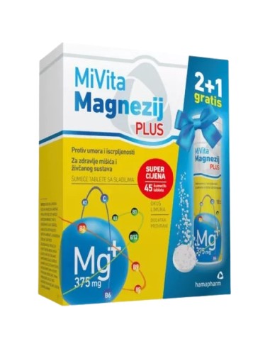 Hamapharm MiVita Magnezij Plus Šumeće tablete Promo pakiranje