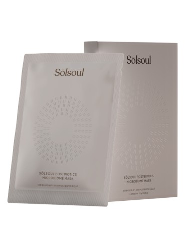 SolSoul postbiotics sheet mask