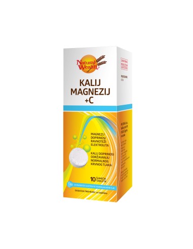 Natural Wealth Kalij Magnezij + C šumeće tablete