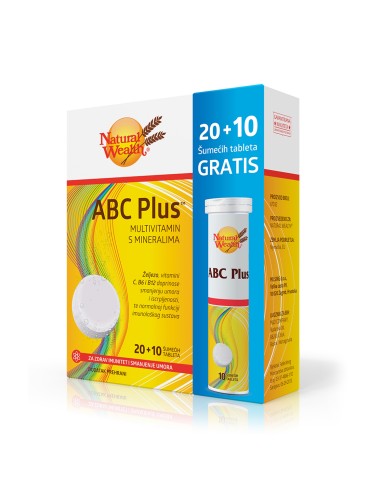 Natural Wealth ABC Plus šumeće tablete 20+10 PROMO