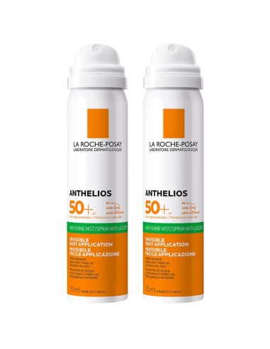 La Roche-Posay Anthelios Nevidljivi i osvježavajući sprej za zaštitu od sunca Duo Pack