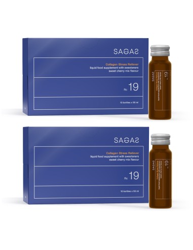 Sagas Rc 19 Collagen Stress Reliever tekući dodatak prehrani Promo pakiranje