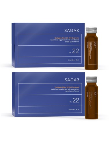 Sagas Rc 22 Collagen Maxi 20000 Supreme tekući dodatak prehrani Promo pakiranje