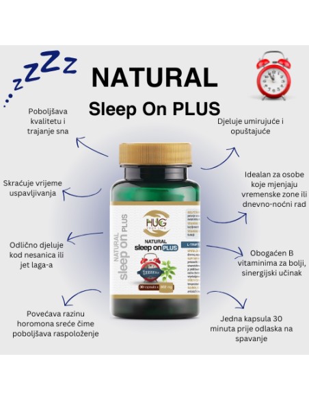 Hug Your Life Natural Sleep On Plus kapsule Hug Your Life Natural Sleep On Plus kapsule