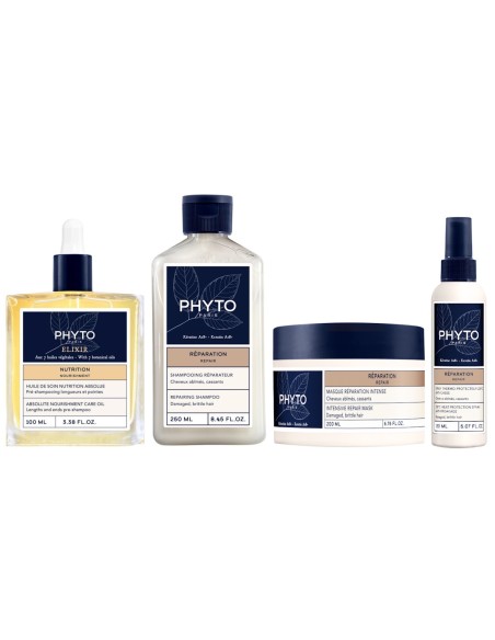 Phyto Nourishment uljni elixir + Phyto Repair šampon + Phyto Repair maska + Phyto Repair sprej