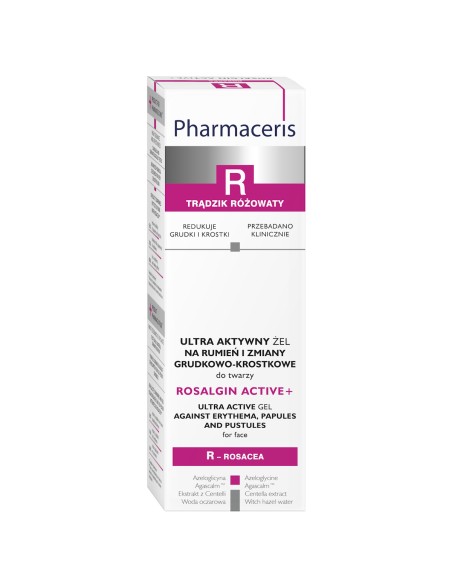 Pharmaceris R Ultra active gel protiv eritema, papula i pustula za lice