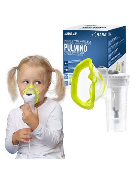 Novama Pulmino by Flaem - set djelova za inhalatore s RF7 raspršivačem za lijek Novama Pulmino by Flaem - set djelova za inhalatore s RF7 raspršivačem za lijek