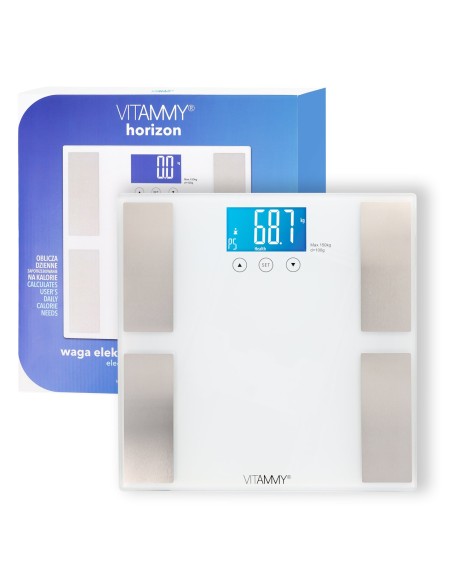 Vitammy Horizon precizna digitalna vaga s analizom tjelesne mase Vitammy Horizon precizna digitalna vaga s analizom tjelesne mase