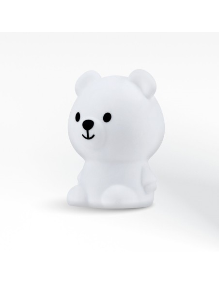 LED noćno svjetlo u obliku medvjedića s funkcijom kromoterapije