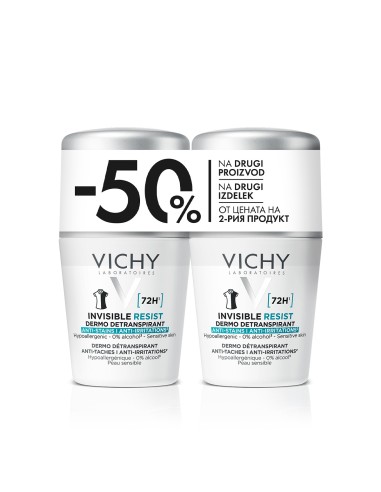 Vichy Deo Invisible resist 72h* 1+1 Promo pakiranje