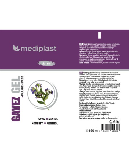 Biofarm Mediplast Gavez gel Biofarm Mediplast Gavez gel