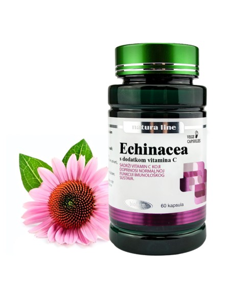 Biofarm NaturaLine Echinacea s dodatkom vitamina C kapsule Biofarm NaturaLine Echinacea s dodatkom vitamina C kapsule