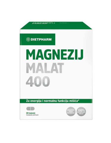 Dietpharm Magnezij Malat 400 kapsule Dietpharm Magnezij Malat 400 kapsule