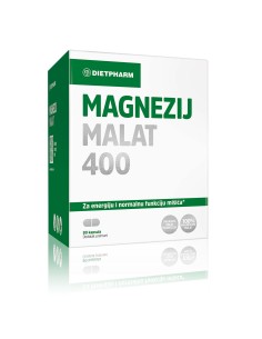 Dietpharm Magnezij Malat 400 kapsule 2