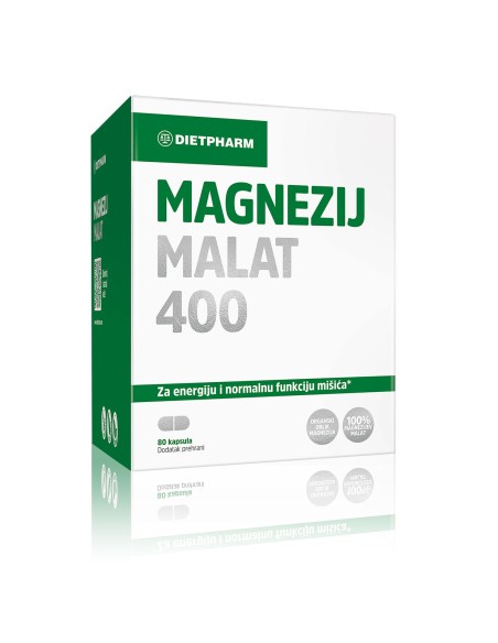 Dietpharm Magnezij Malat 400 kapsule Dietpharm Magnezij Malat 400 kapsule