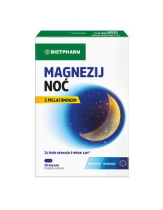 Dietpharm Magnezij Noć kapsule 2
