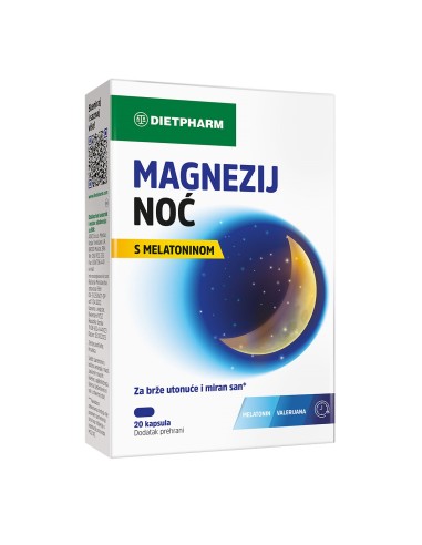 Dietpharm Magnezij Noć kapsule