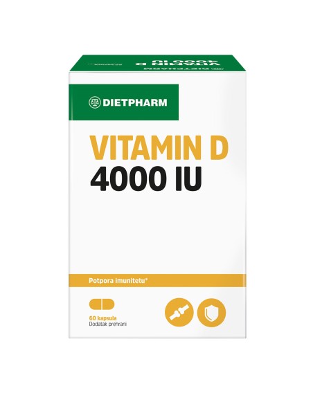 Dietpharm Vitamin D 4000 IU kapsule Dietpharm Vitamin D 4000 IU kapsule