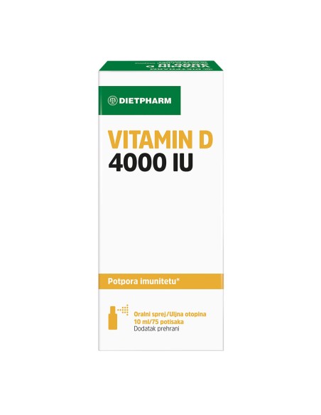 Dietpharm Vitamin D 4000 IU sprej Dietpharm Vitamin D 4000 IU sprej