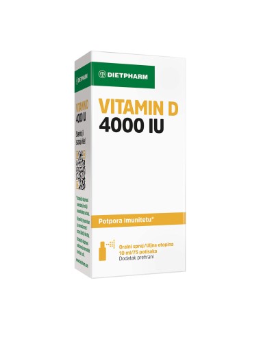Dietpharm Vitamin D 4000 IU sprej Dietpharm Vitamin D 4000 IU sprej
