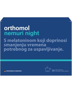 Orthomol Nemuri Night granule za topli napitak