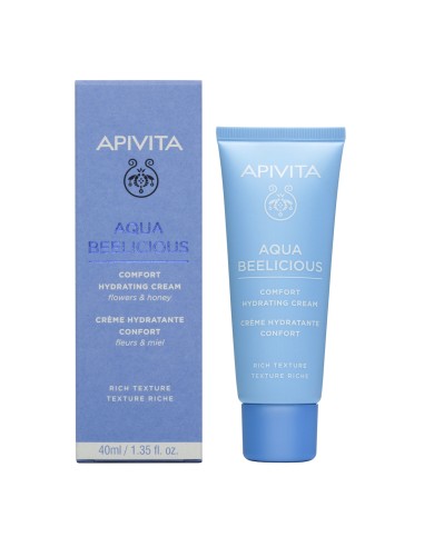 Apivita Aqua Beelicious Comfort Hydrating Cream Rich Texture
