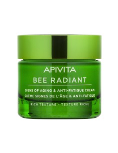 Apivita Bee Radiant krema bogate teksture protiv starenja i znakova umora