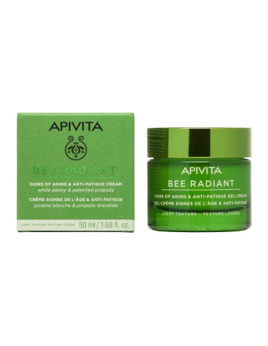 Apivita Bee Radiant gel krema lagane teksture protiv starenja i znakova umora