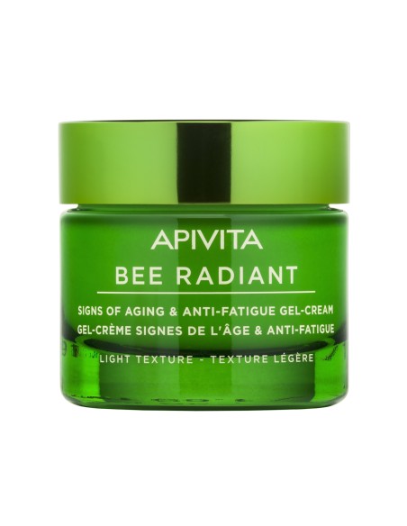 Apivita Bee Radiant gel krema lagane teksture protiv starenja i znakova umora