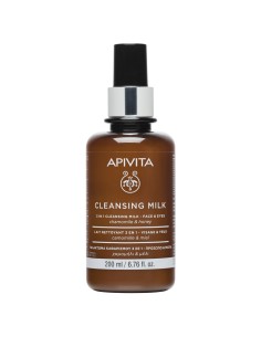 Apivita 3 in 1 Cleansing milk face & eyes with chamomile & honey